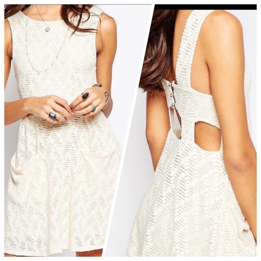 NWT Free People Lace Mini Dress
